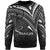 Samoa Sweatshirt - Cross Style White Color Unisex Black - Polynesian Pride