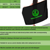 Cook Islands Sarong - Blue Turtle Hibiscus - Polynesian Pride