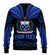 (Custom Personalised) Samoa Tatau Sweater Blue Polynesian Ula Nifo LT13 - Polynesian Pride