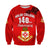 (Custom Text and Number) Kolisi Tonga College Atele Sweatshirt 140 Years Anniversary Tongan Ngatu LT13 - Polynesian Pride