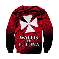 (Custom Personalised) Uvea Chiefdom Wallis et Futuna Sweatshirt Polynesian Pattern and Flag LT13 - Polynesian Pride