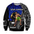 Siva Samoa Sweatshirt Samoan Dance Mix Blue Polynesian LT13 - Polynesian Pride