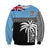 (Custom Personalised) Fiji Tapa Pattern Sweatshirt Coconut Tree LT13 - Polynesian Pride