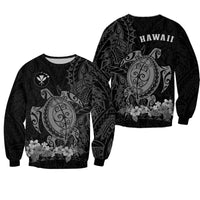 Hawaii Polynesian Sweatshirt Gray Sea Turtles Hawaiian LT13 Unisex Gray - Polynesian Pride