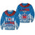 Toa Samoa Rugby Sweatshirt Manu Siva Tau Style Ulafala LT13 Unisex Blue - Polynesian Pride