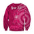 (Custom Personalised) Breast Cancer Awareness Sweatshirt Hibiscus Polynesian No One Fights Alone LT13 - Polynesian Pride