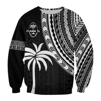 (Custom Text and Number) Fiji Rugby Sevens Sweatshirt Fijian 7s Tapa Polynesian LT13 - Polynesian Pride
