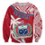 (Custom Personalised) Samoa Sweatshirt Samoan Coat Of Arms With Coconut Red Style LT14 - Polynesian Pride