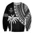 Fiji Rugby Sevens Sweatshirt Fijian 7s Tapa Polynesian LT13 Unisex Black - Polynesian Pride