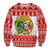 Hawaii Christmas Sweatshirt Kanaka Polynesian Santa Claus Mele Kalikimaka LT14 Unisex Red - Polynesian Pride