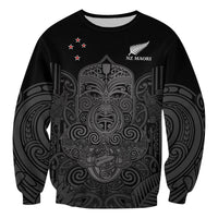 (Custom Text And Number) New Zealand Tiki Rugby Sweatshirt NZ Maori Koru Pattern LT14 - Polynesian Pride