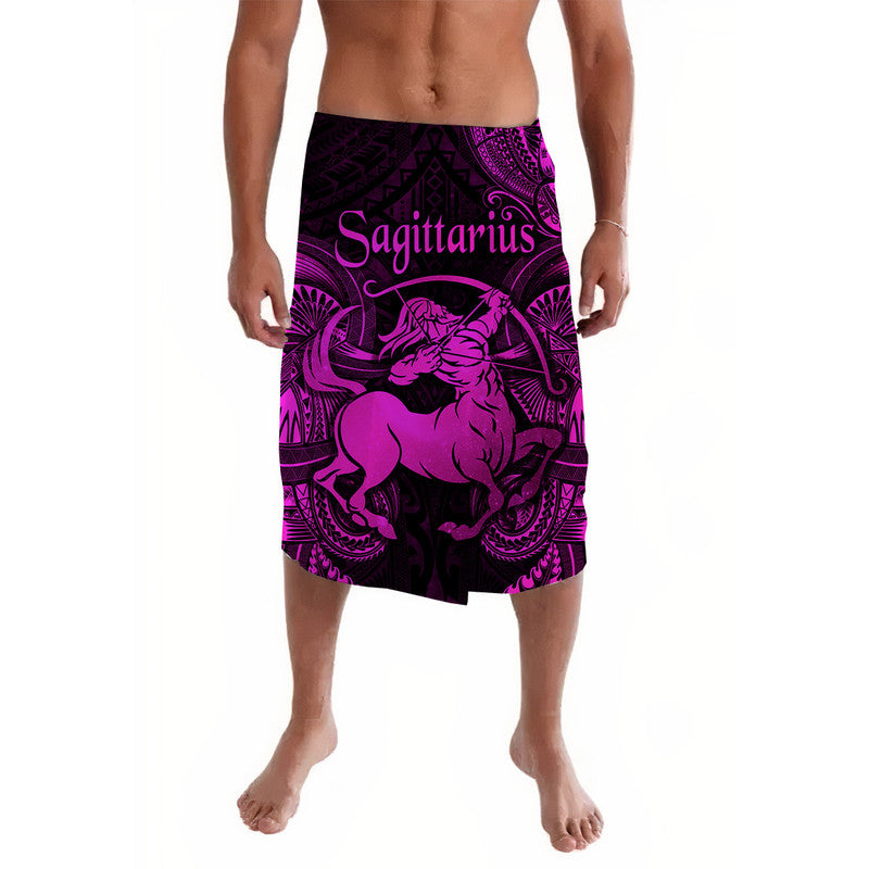 Sagittarius Zodiac Polynesian Lavalava Unique Style Pink LT8 Pink - Polynesian Pride