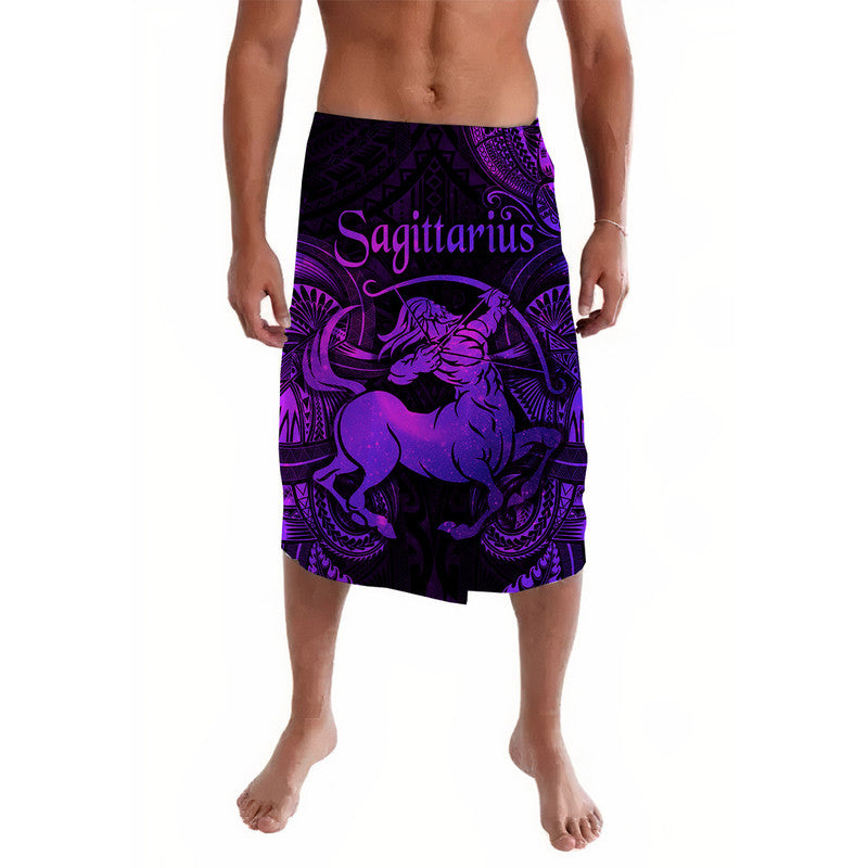 Sagittarius Zodiac Polynesian Lavalava Unique Style Purple LT8 Purple - Polynesian Pride