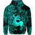 Custom Sagittarius Zodiac Polynesian Zip Hoodie Unique Style Turquoise LT8 - Polynesian Pride