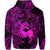 Custom Sagittarius Zodiac Polynesian Zip Hoodie Unique Style Pink LT8 - Polynesian Pride