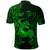 Custom Sagittarius Zodiac Polynesian Polo Shirt Unique Style Green LT8 - Polynesian Pride