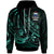 Samoa Hoodie The Flow of The Ocean Green - Polynesian Pride