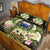 Samoa Quilt Bed Set - Polynesian Gold Patterns Collection - Polynesian Pride