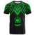 Samoa T Shirt Polynesian Armor Style Green Unisex Art - Polynesian Pride