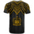 Samoa T Shirt Polynesian Armor Style Gold - Polynesian Pride