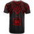 Samoa T Shirt Polynesian Armor Style Red - Polynesian Pride