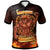 Samoa Custom Polo Shirt The Fire Knife Dance Unisex Black - Polynesian Pride