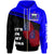 Samoa Zip up Hoodie Samoa DNA Blue Unisex Blue - Polynesian Pride