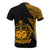 Samoa Custom T Shirt Polynesian Pattern Gold Style - Polynesian Pride