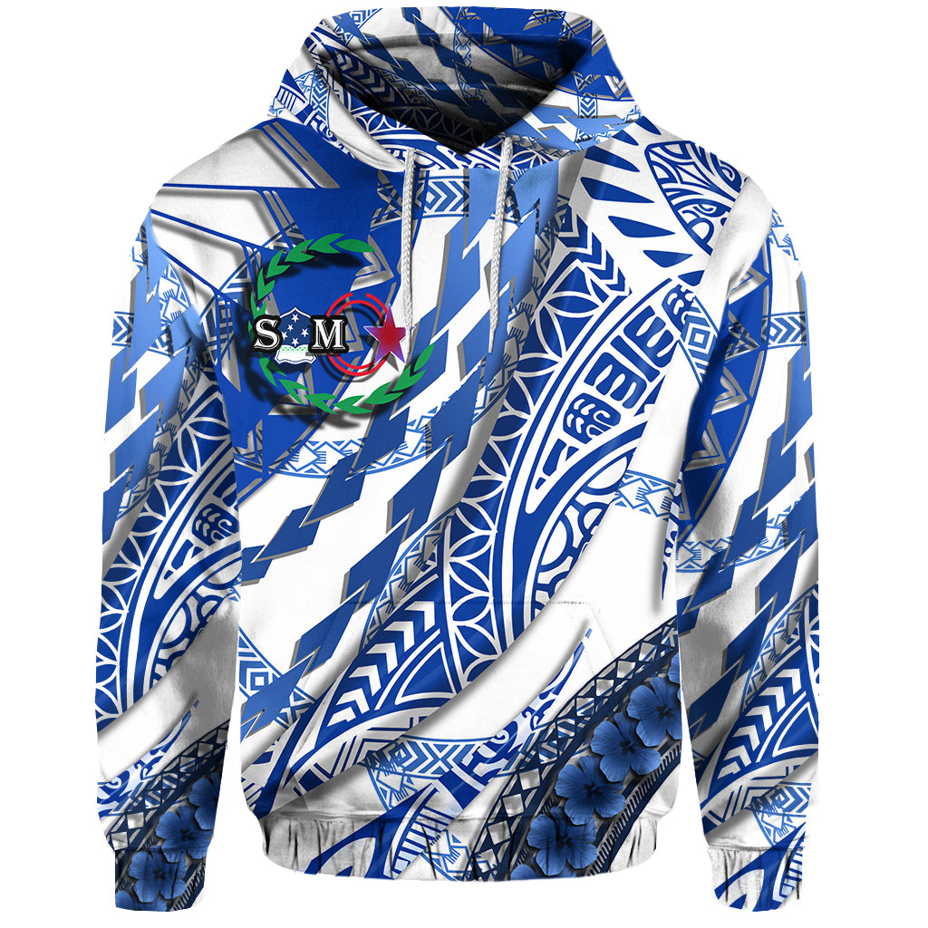 Samoa Hoodie Artsy Style White LT9 Hoodie White - Polynesian Pride