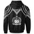 Samoa Custom Hoodie Polynesian Armor Style Black - Polynesian Pride