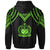 Samoa Custom Hoodie Polynesian Armor Style Green - Polynesian Pride