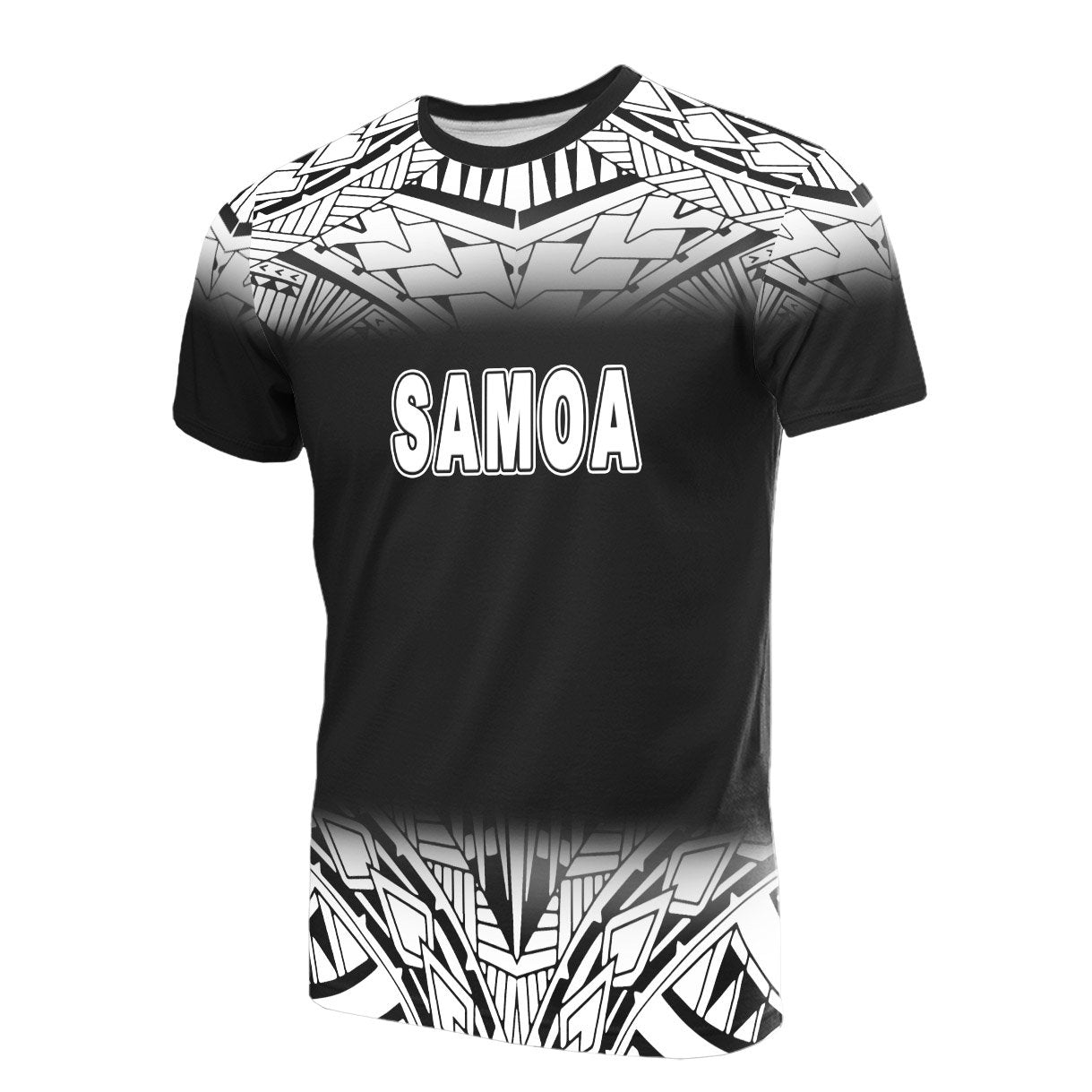 Samoa T Shirt Polynesian Fog Black Style Unisex Black - Polynesian Pride