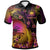 Samoa Custom Polo Shirt Samoan in wave Unisex Black - Polynesian Pride