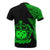 Samoa Custom T Shirt Polynesian Pattern Green Style - Polynesian Pride