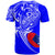 Samoa T Shirt Samoan Rugby Style Blue Color - Polynesian Pride