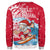 Christmas Sweatshirt 02 - Santa Claus With Surfboard - Polynesian Pride