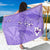 Hawaii Turtle Hibiscus Kanaka Map Sarong - Purple - Aura Style - AH SARONGS One Size Purple - Polynesian Pride