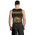 Hawaiian Hawaii Coat Of Arms Inside Men's Tank Top Gold - Glow Style - AH - Polynesian Pride