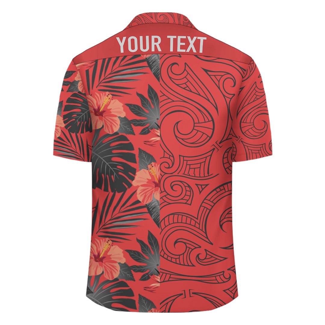 (Personalized) Hawaii Hibiscus Tropical Polynesian - Hawaiian Shirt - Melio Style - Polynesian Pride