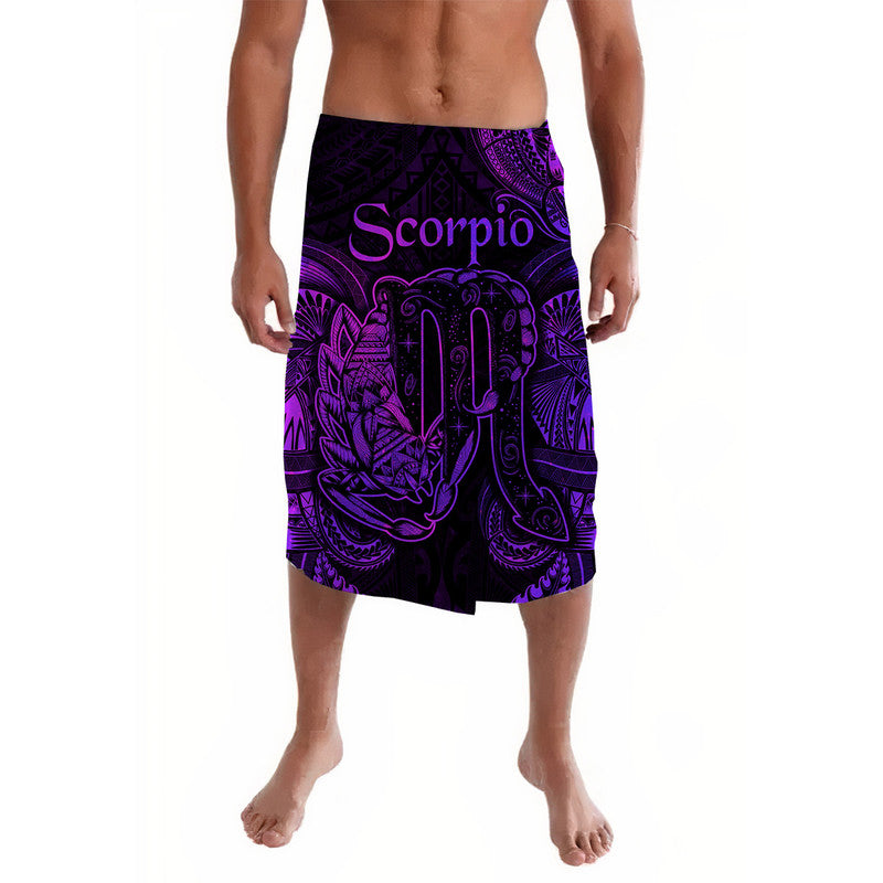 Scorpio Zodiac Polynesian Lavalava Unique Style Purple LT8 Purple - Polynesian Pride