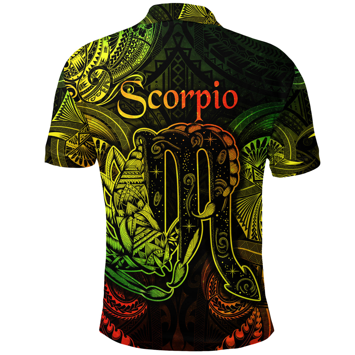 Scorpio Zodiac Polynesian Polo Shirt Unique Style Reggae LT8 - Polynesian Pride