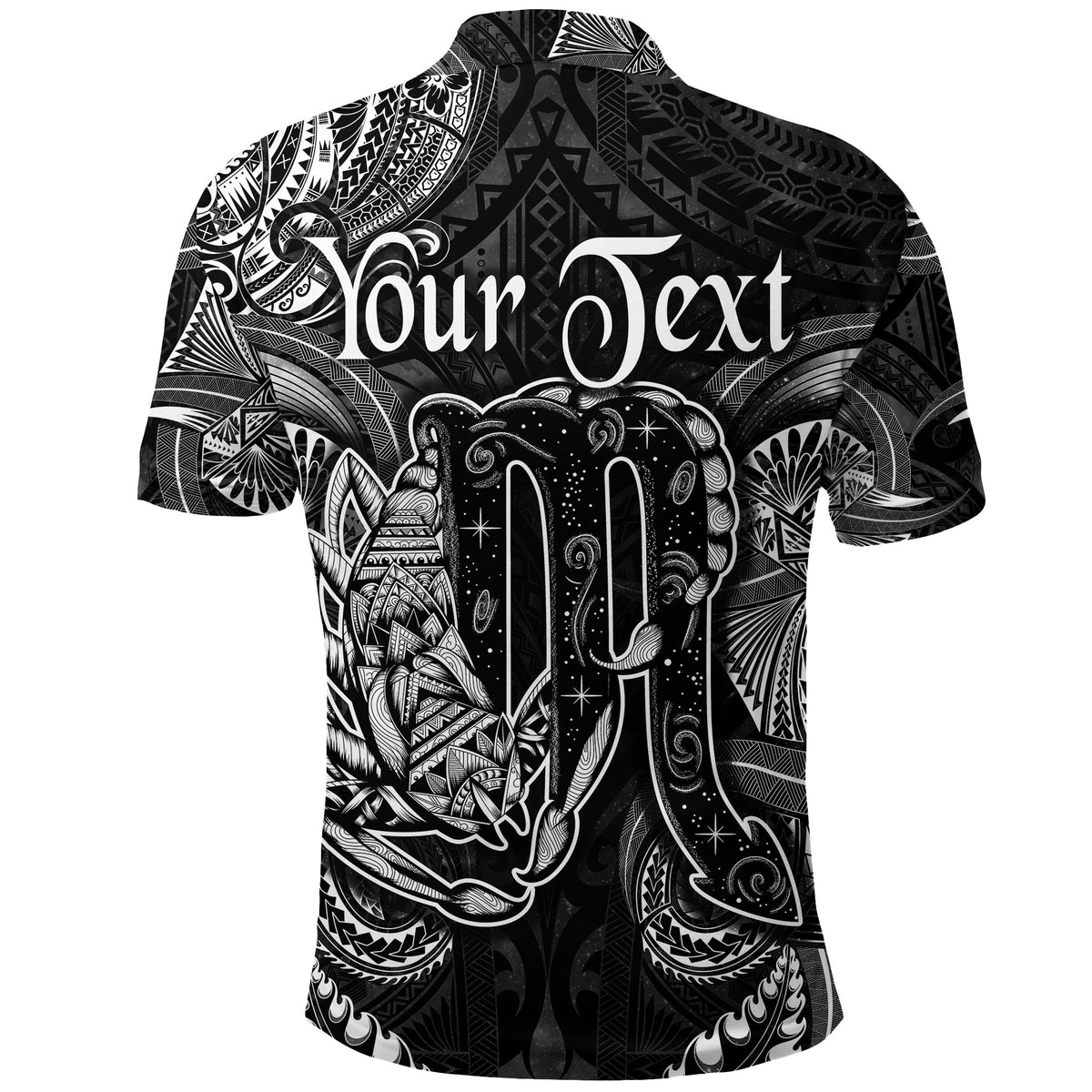 Custom Scorpio Zodiac Polynesian Polo Shirt Unique Style Black LT8 - Polynesian Pride
