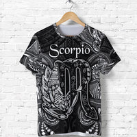 Scorpio Zodiac Polynesian T Shirt Unique Style Black LT8 - Polynesian Pride