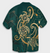 Hawaii Triple Marble Turtle Polynesian Hibiscus Hawaiian Shirt Benjamin Style Green - Polynesian Pride