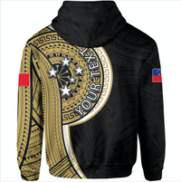 Custom Samoa Hoodie Tribal Tattoo No.2 LT6 - Polynesian Pride