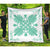 Hawaiian Quilt Maui Plant And Hibiscus Premium Quilt - Seafoarm White - AH Art - Polynesian Pride