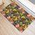 Seamless Tropical Flower Plant And Leaf Pattern Hawaii Door Mat - Polynesian Pride