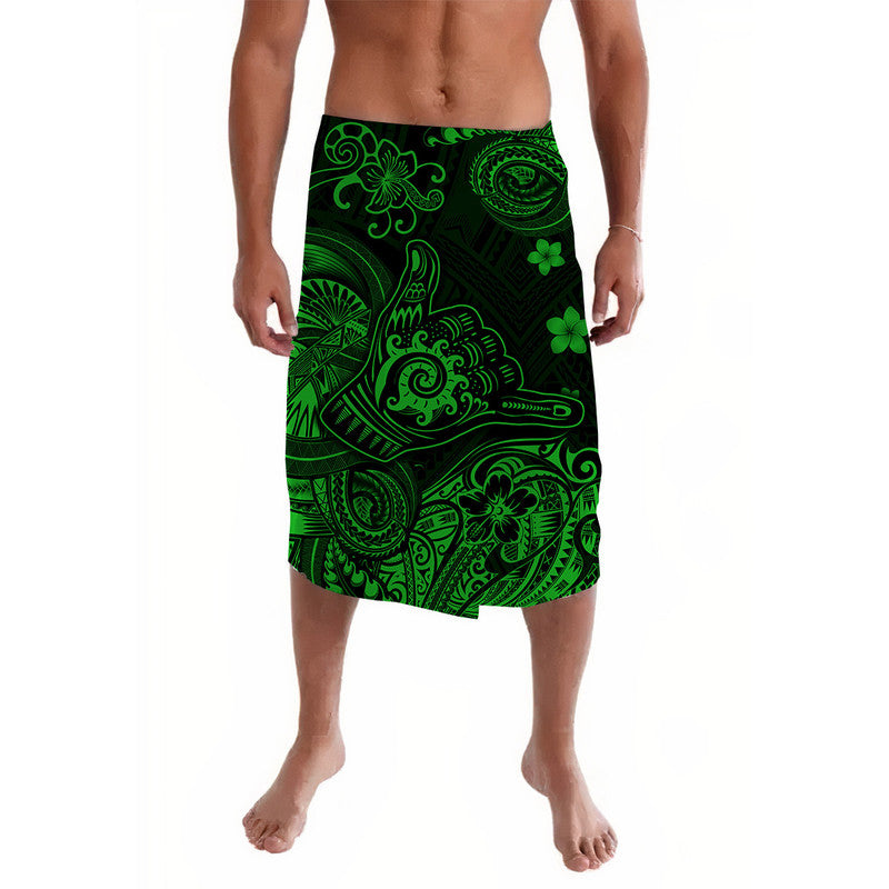 Hawaii Shaka Polynesian Lavalava Unique Style Green LT8 Green - Polynesian Pride