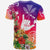 Hawaii Sunset with Hibiscus T Shirt Shaka Hang Loose LT7 - Polynesian Pride