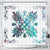 Hawaiian Quilt Maui Plant And Hibiscus Shower Curtain - Shell White - AH 177 x 172 (cm) Shell - Polynesian Pride